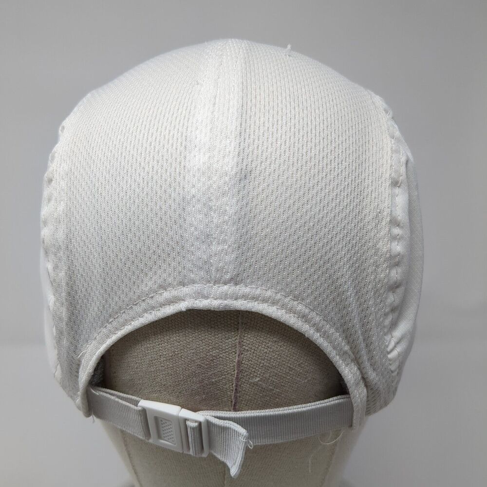 Go Lite Strapback 5 Panel Hat White One Size Adjustable Active Running - Picture 5 of 8